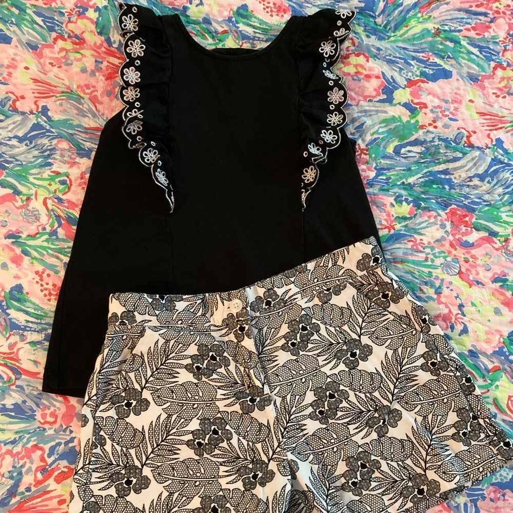 Janie and Jack short set size 12
